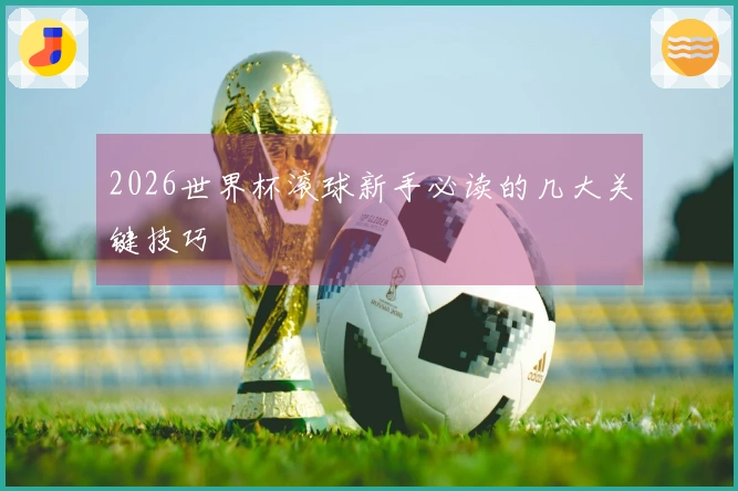 2026世界杯滚球新手必读的几大关键技巧