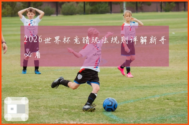 2026世界杯竞猜玩法规则详解新手必看